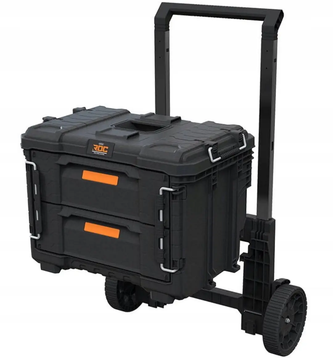 Keter ROC Pro Gear 2.0 Telescoop Handvat met Wielen - Zwart