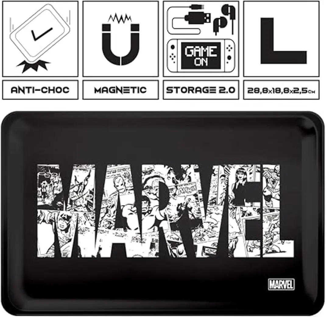 Marvel Opberglade 2.0 Magnetisch Deksel - Veelkleurig