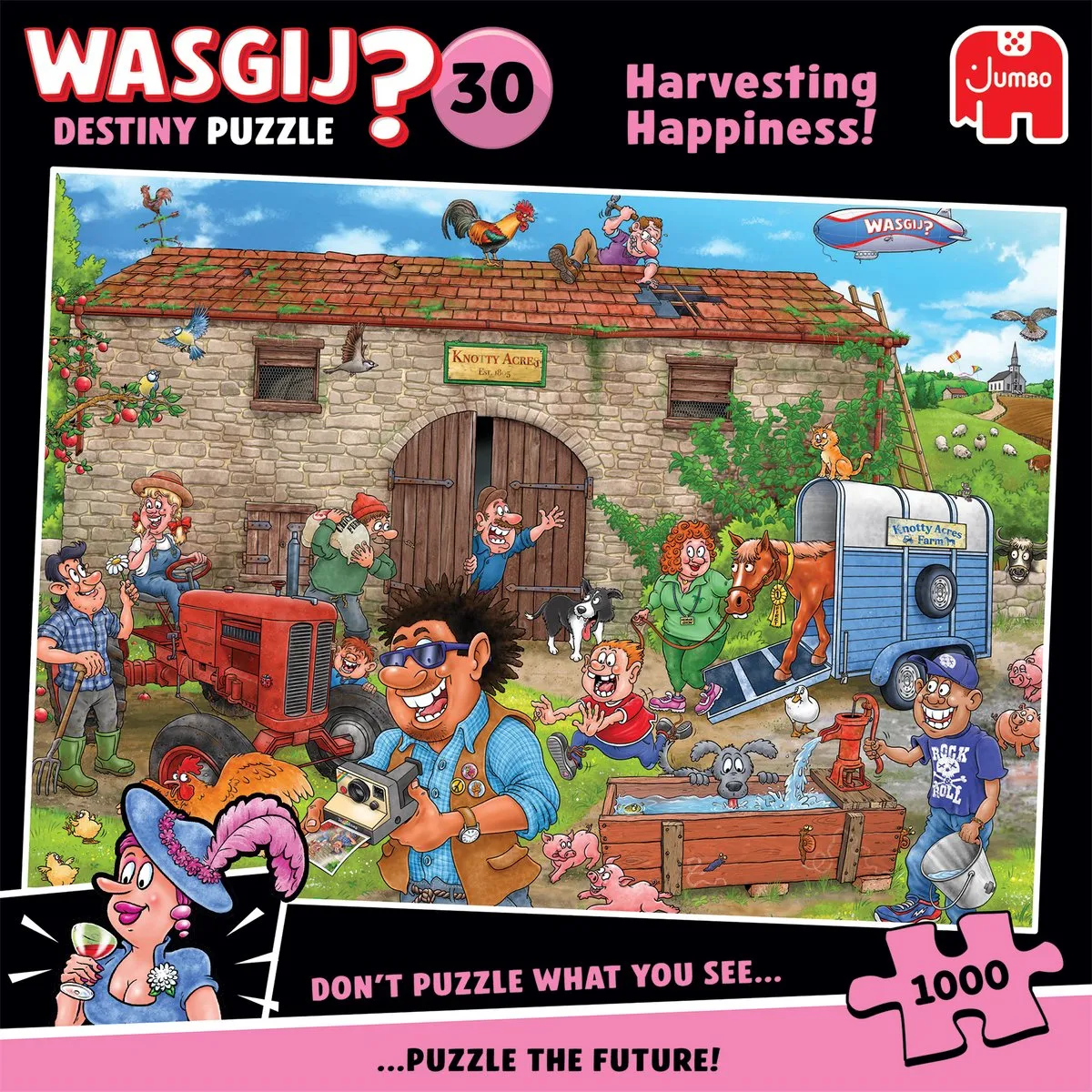 Wasgij Destiny 30 Legpuzzel 1000 Stuks - Meerkleurig