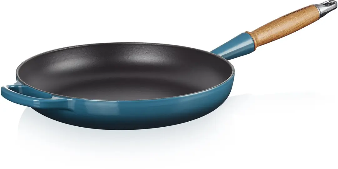 Le Creuset Signature Koekenpan Deep Teal Ø 28cm - afbeelding 2 van 5