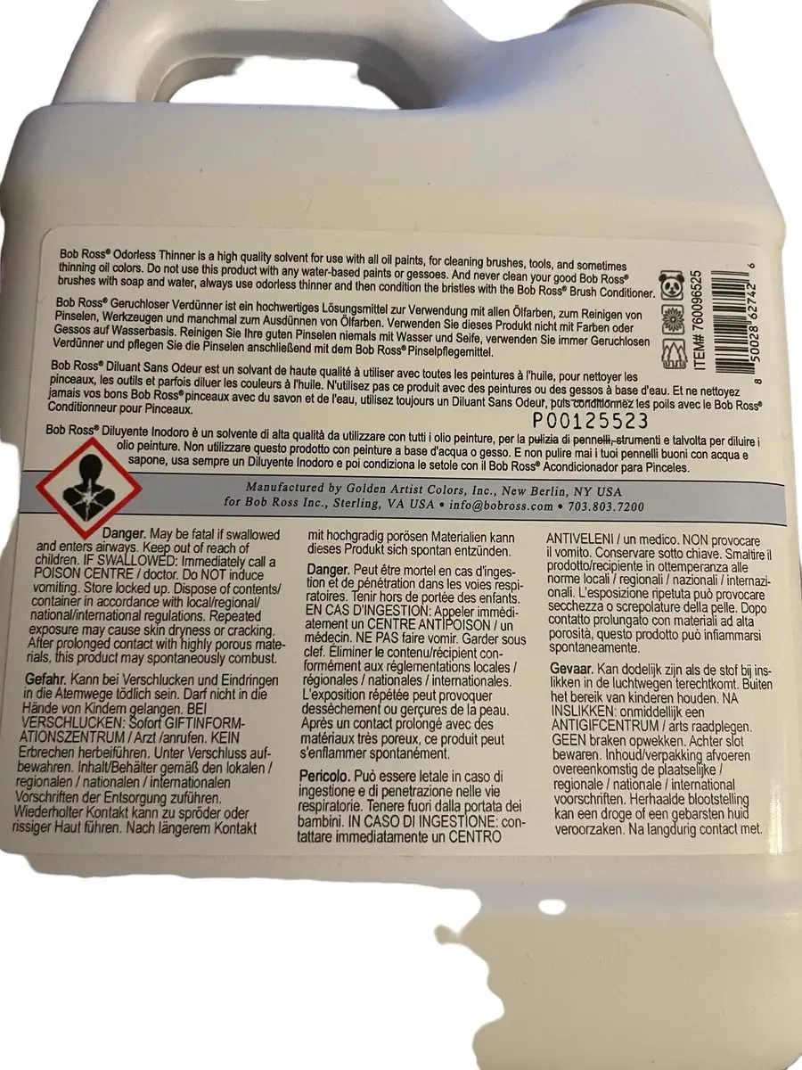 Bob Ross Reukloze Thinner 1L