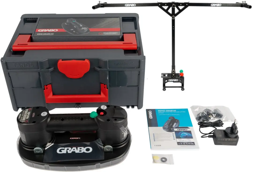 Grabo Plus Erguo T-Lift Elektrische Vacuümzuiger 120kg - Zwart