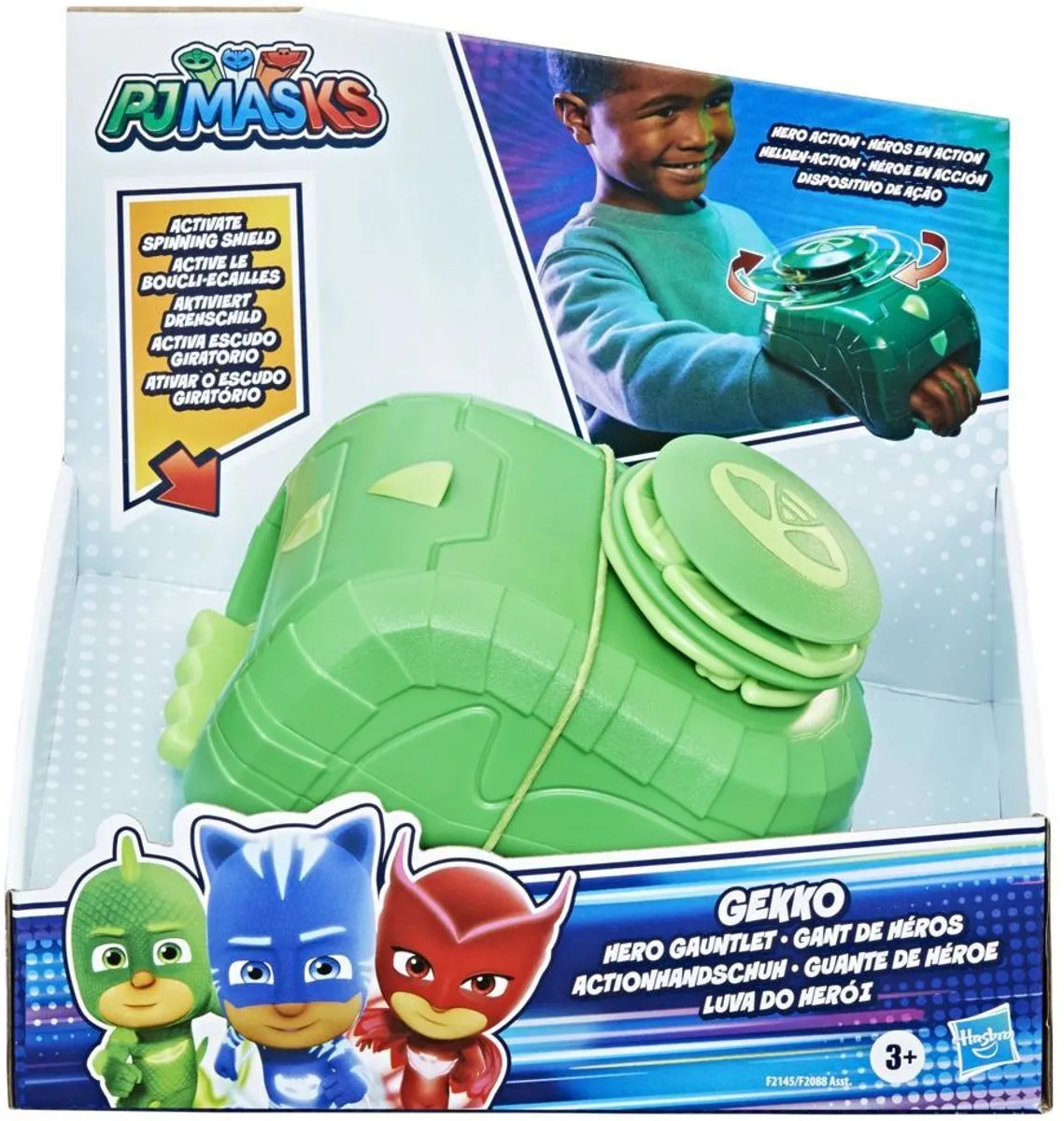 Hasbro PJ Masks Gekko Hero Gauntlet Actiefiguur - Groen