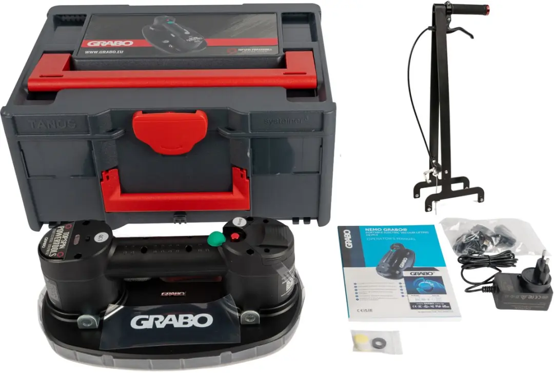 Grabo Plus Erguo S1 Elektrische Vacuümzuiger - 120 kg Hefvermogen - Zwart