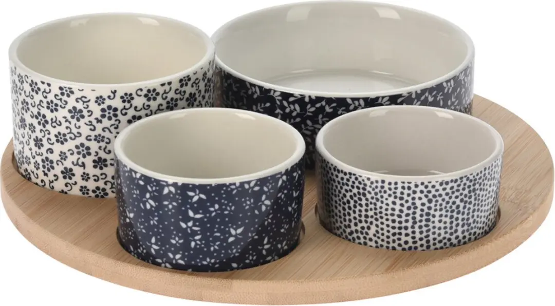 Excellent Houseware Borrelplank Porselein Donkerblauw