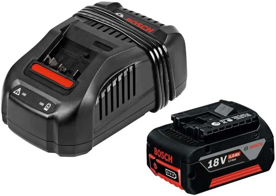 Bosch Accu-Starter-Set GBA 18V 5,0Ah + Snellader GAL 1880 CV