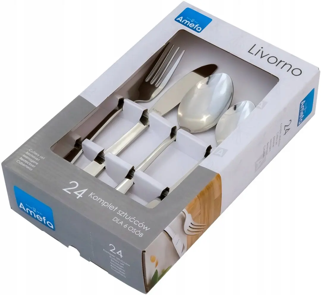 Amefa Livorno Bestekset 120-delig - Zilver