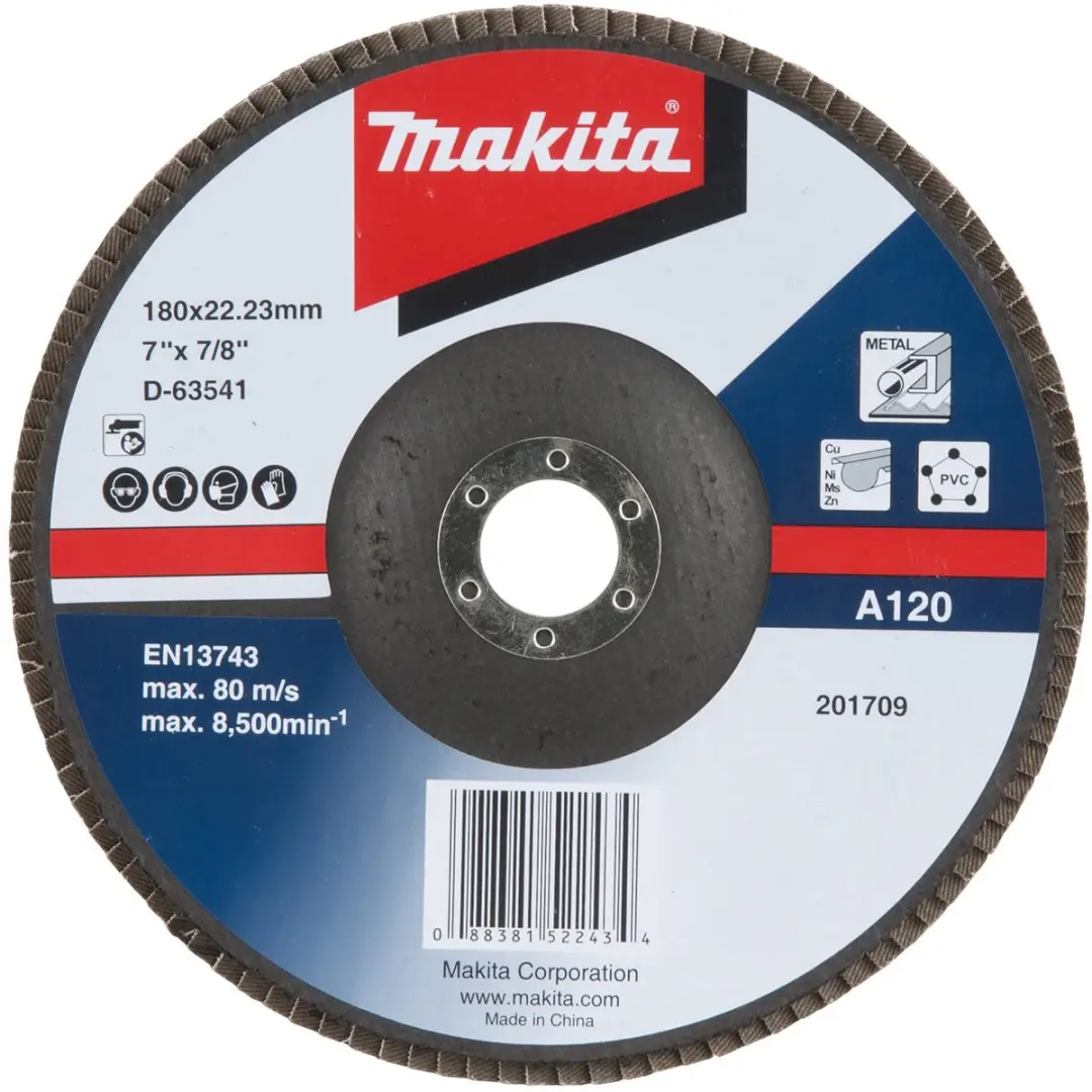Makita Lamellenschijf 180mm A120 D-63541