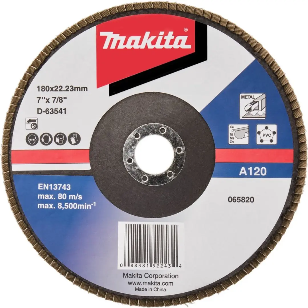 Makita Lamellenschijf 180mm A120 D-63541