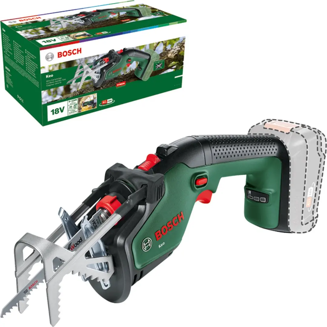 Bosch KEO 18 Accu Tuinzaagmachine 80mm - Zonder accu/lader - afbeelding 6 van 6
