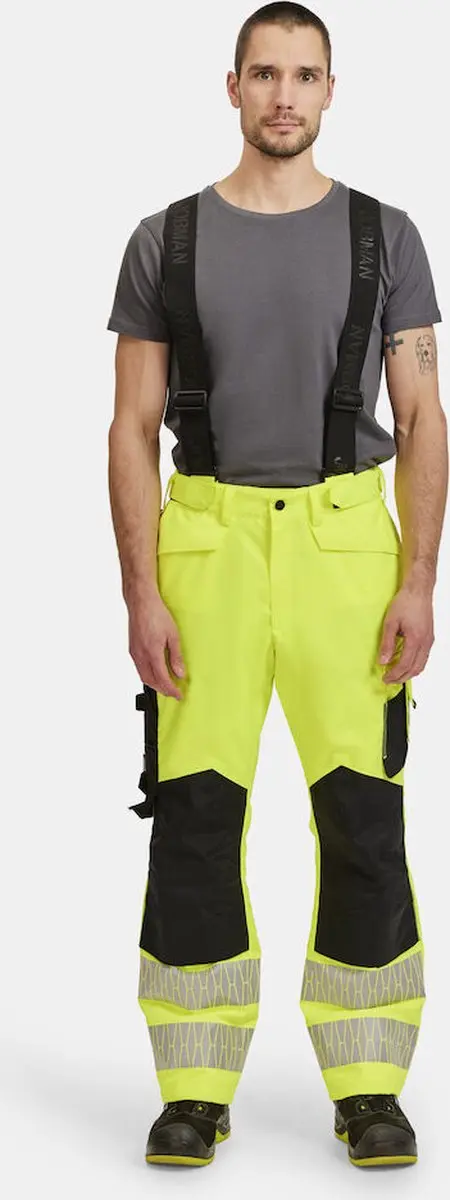 Jobman 2235 Winterbroek Signalisatie 3XL - Geel/Zwart