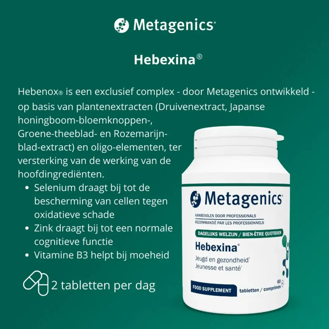 Metagenics Hebexina Tablets 60 Stuks