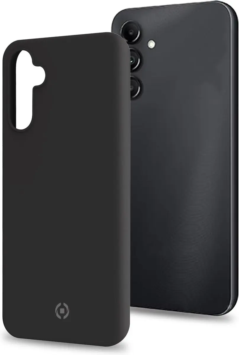 Celly Cromo Siliconen Hoesje Samsung Galaxy A24 - Zwart