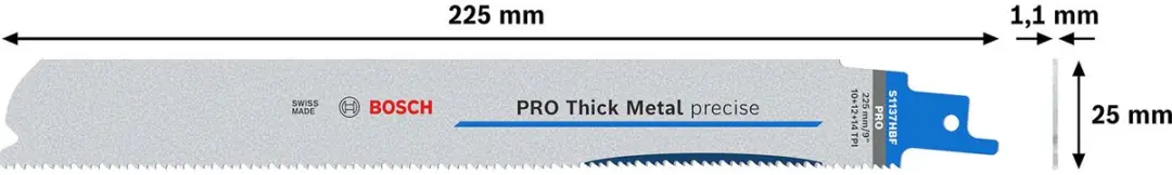 Bosch Professional PRO Thick Metal S1137HBF Blad 25-delig
