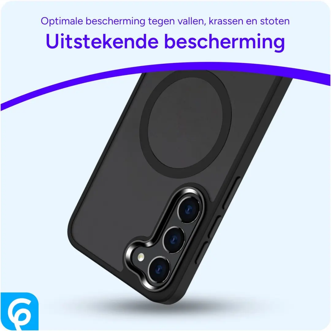 Selected Hoesje Samsung Galaxy S23 Plus MagSafe - Mat Zwart