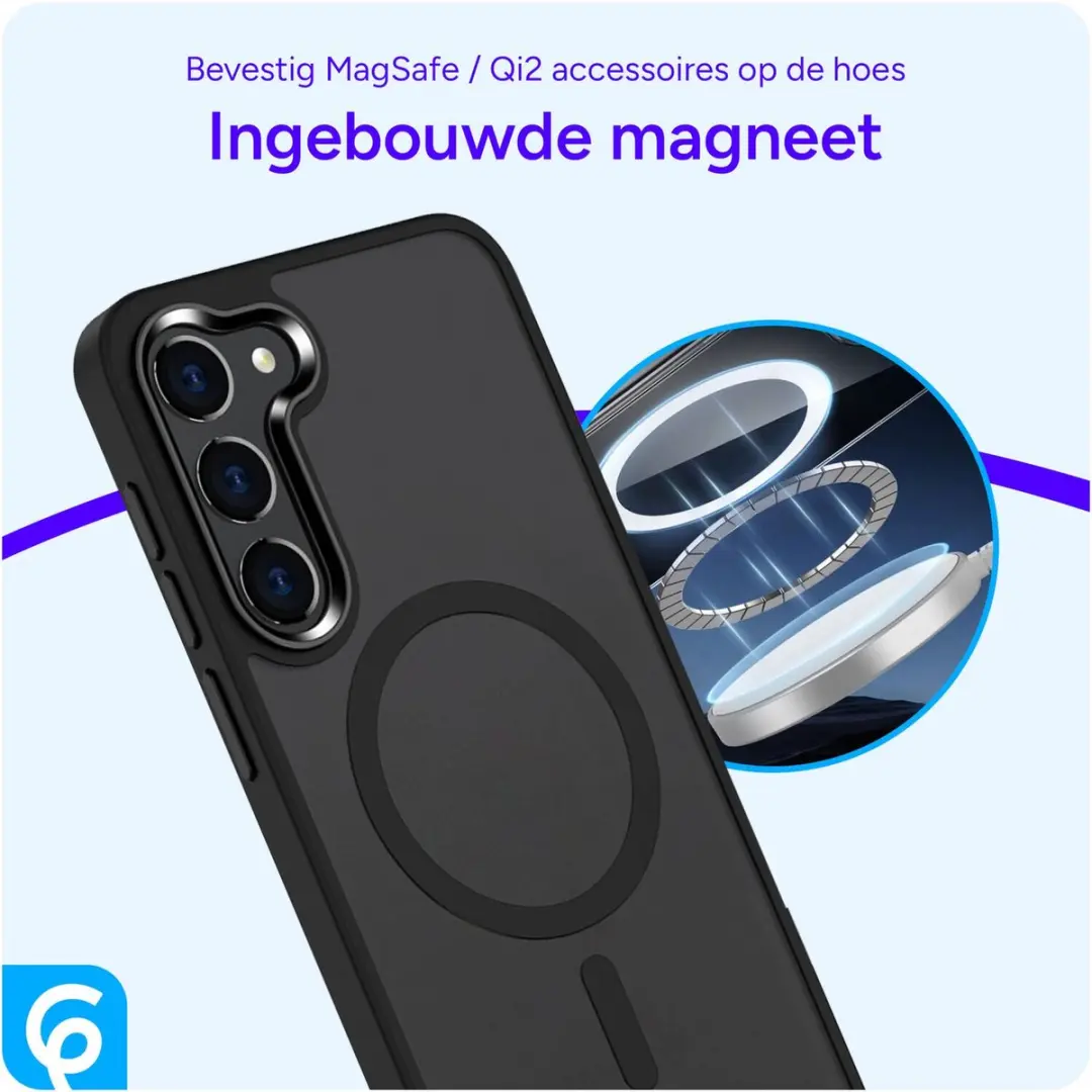 Selected Hoesje Samsung Galaxy S23 Plus MagSafe - Mat Zwart
