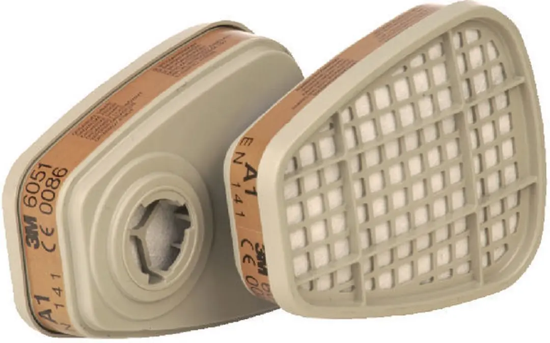 3M Gas+Dampfilter 6051A1 6000/7000 - Zwart