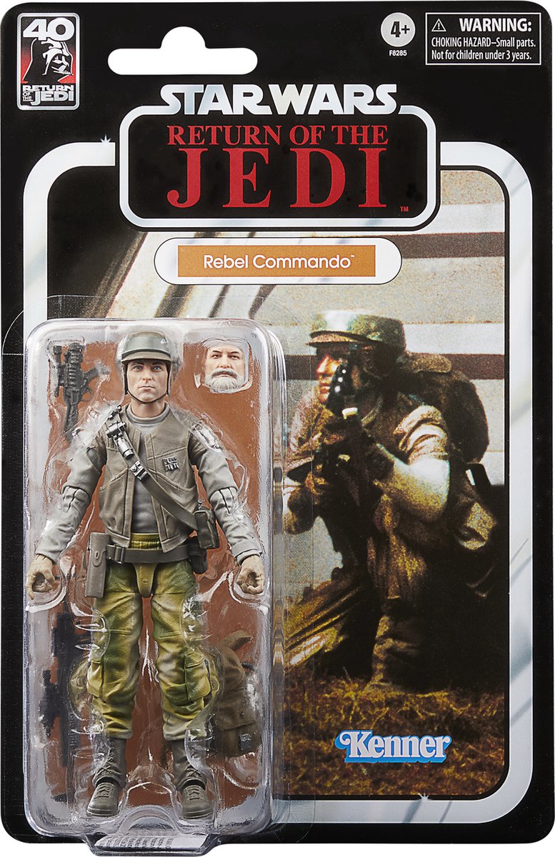 Hasbro Star Wars - Star Wars Episode VI 40th Anniversary Black Series Rebel Commando 15 cm Actiefiguur - Multicolours