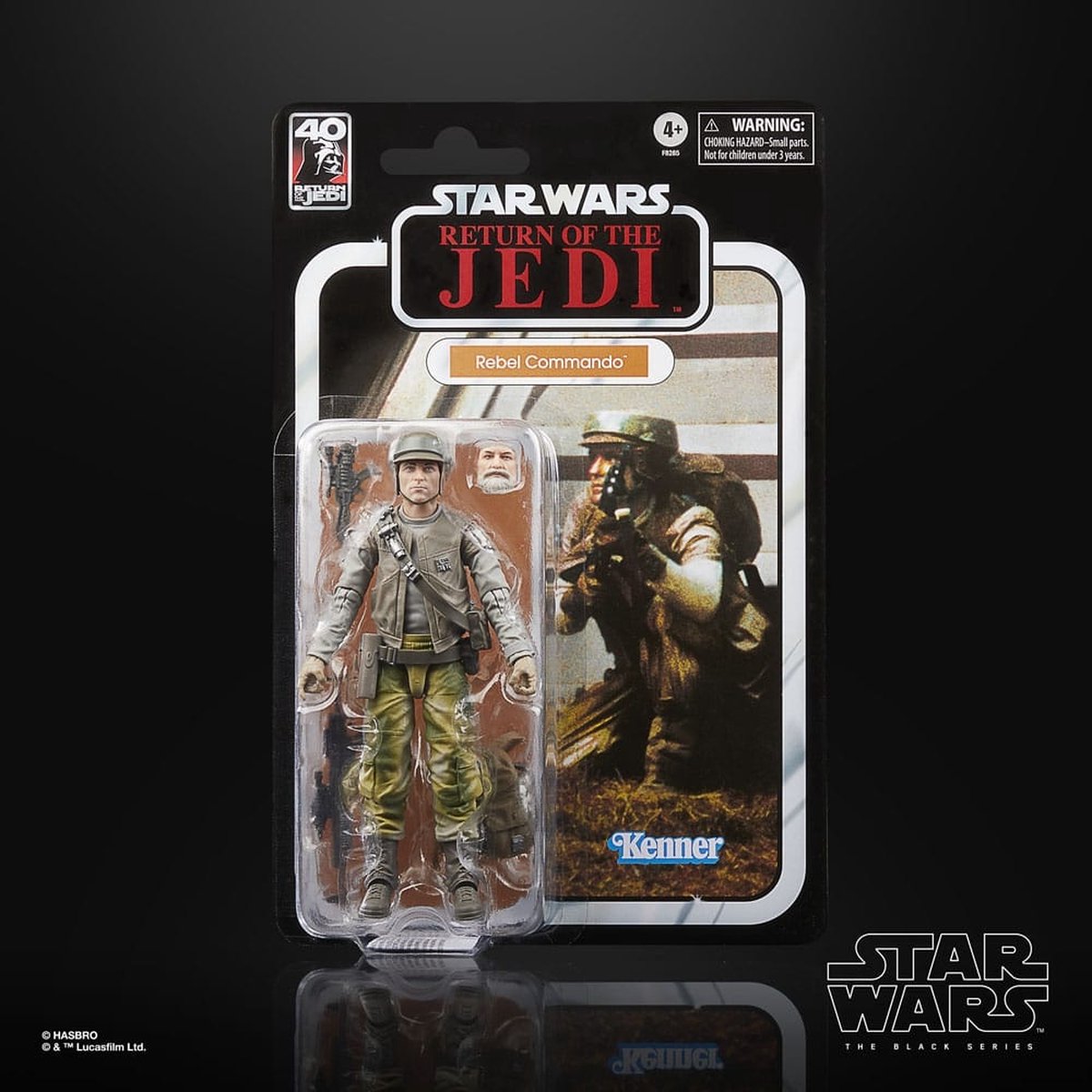 Hasbro Star Wars - Star Wars Episode VI 40th Anniversary Black Series Rebel Commando 15 cm Actiefiguur - Multicolours
