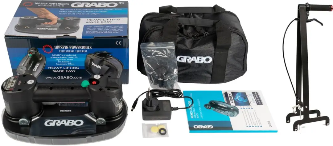 Grabo Plus in Tas + Erguo S1 Handgreep - 120 kg