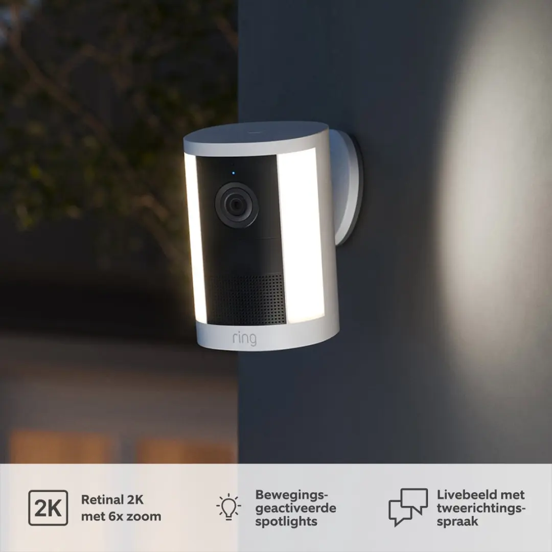 Ring Spotlight Cam 2e Gen - 2K Video - Wit
