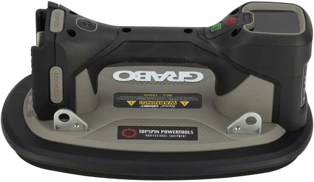 Grabo Pro Brushless Zuignap - 120 kg - Zwart/Grijs
