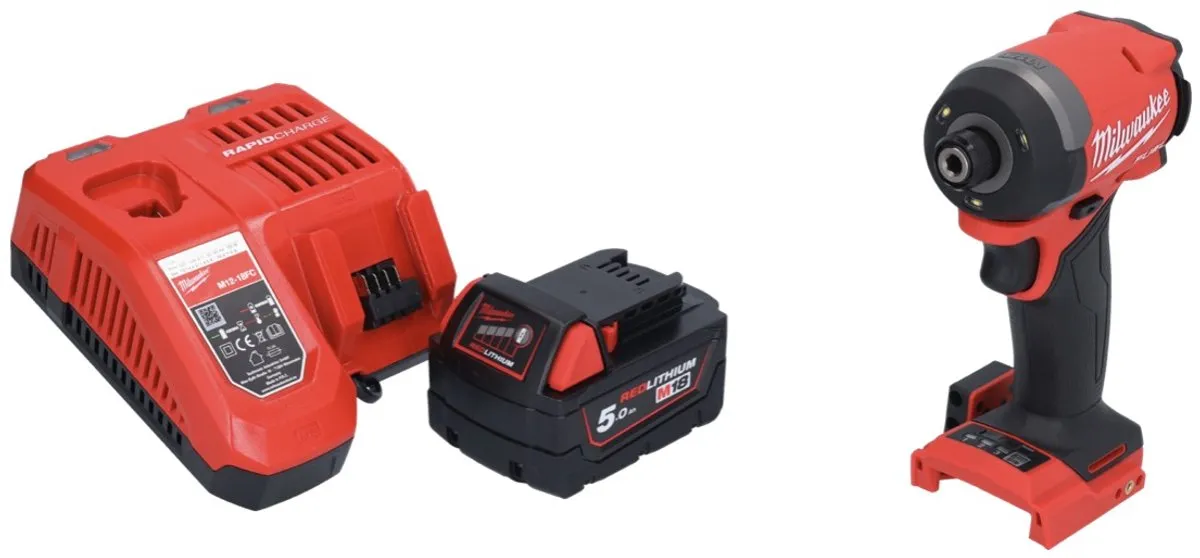Milwaukee M18 FID3 Accu-slagmoersleutel 18V 226Nm - 5,0Ah + Oplader