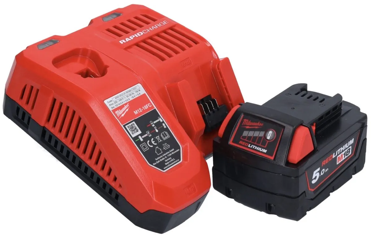 Milwaukee M18 FID3 Accu-slagmoersleutel 18V 226Nm - 5,0Ah + Oplader