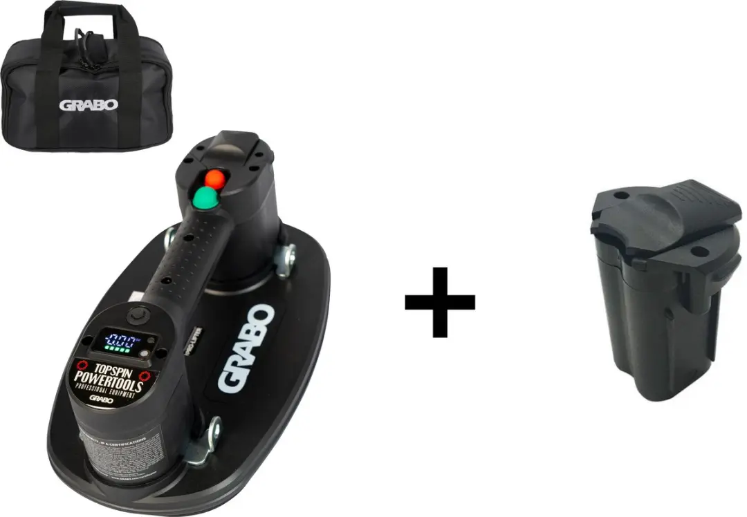 Grabo Pro in Tas + Extra Accu Handvacuümzuiger 120 kg