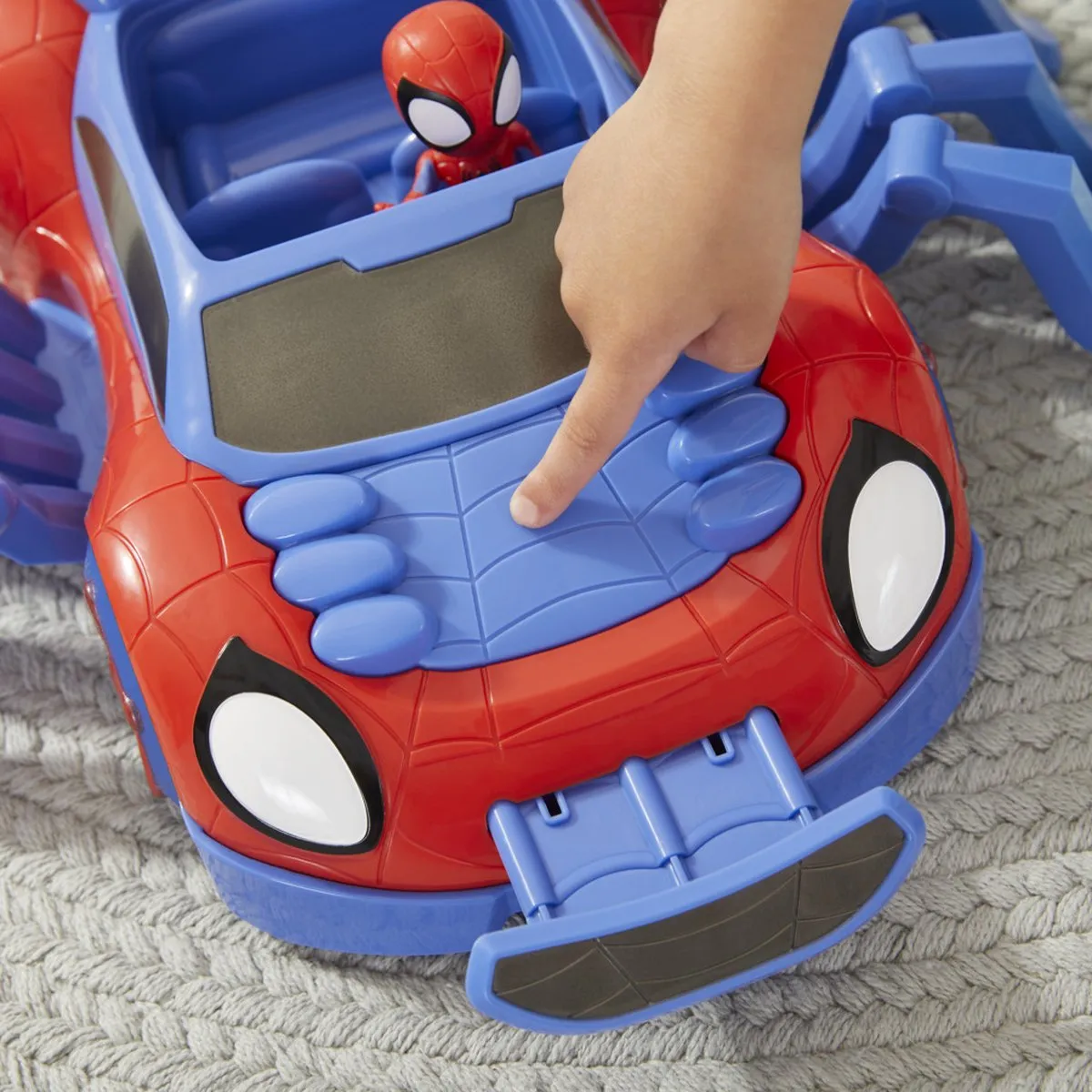 Hasbro Marvel Spidey and His Amazing Friends Ultimate Web-Crawler F1460FF1 - Blauw/Rood