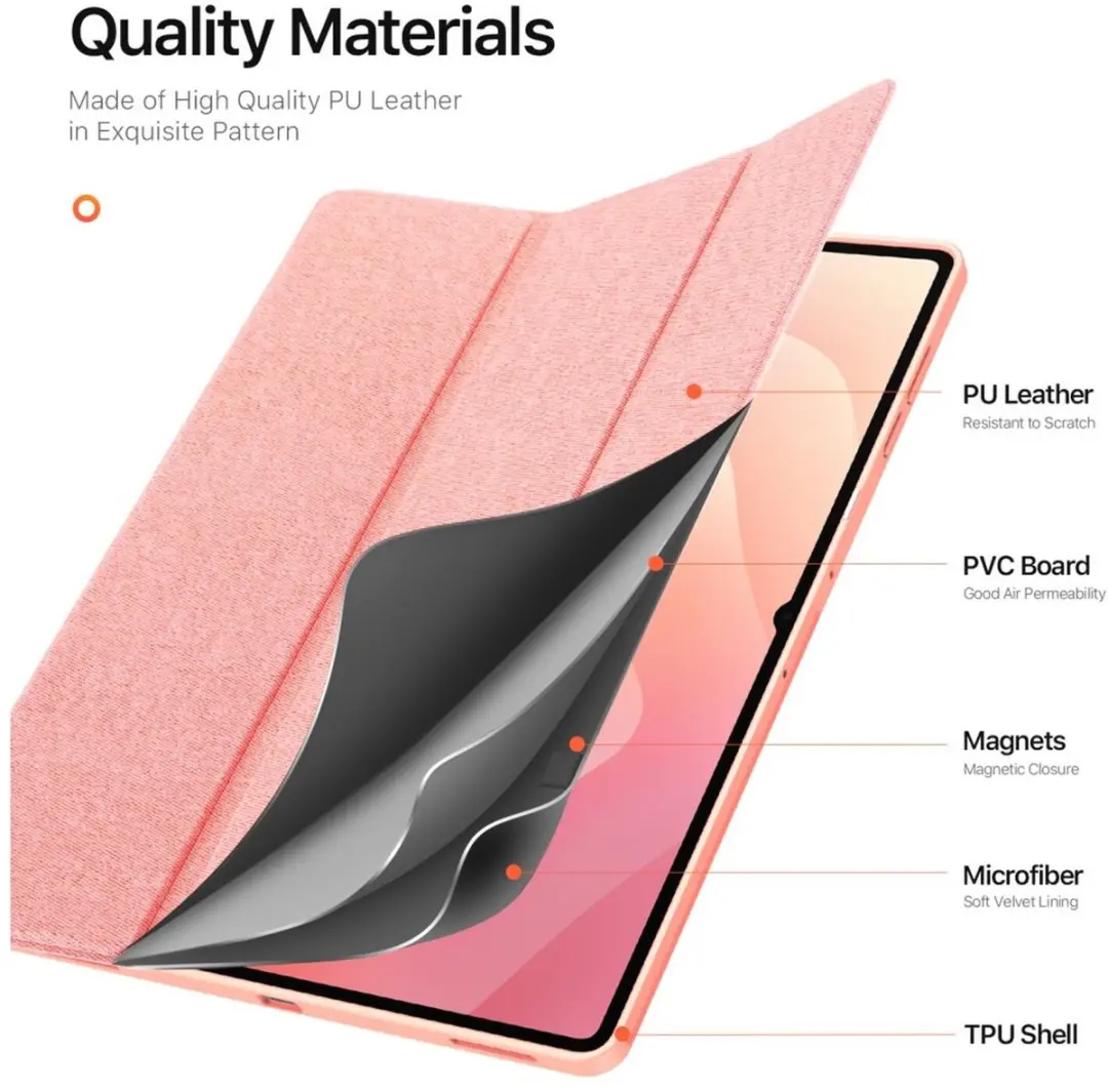 Dux Ducis Domo Tablethoes Samsung Galaxy Tab S11 Ultra - Roze