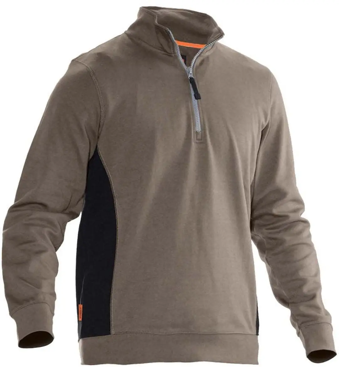 Jobman 5401 Halfzip Sweatshirt 65540120 - Zwart 4XL