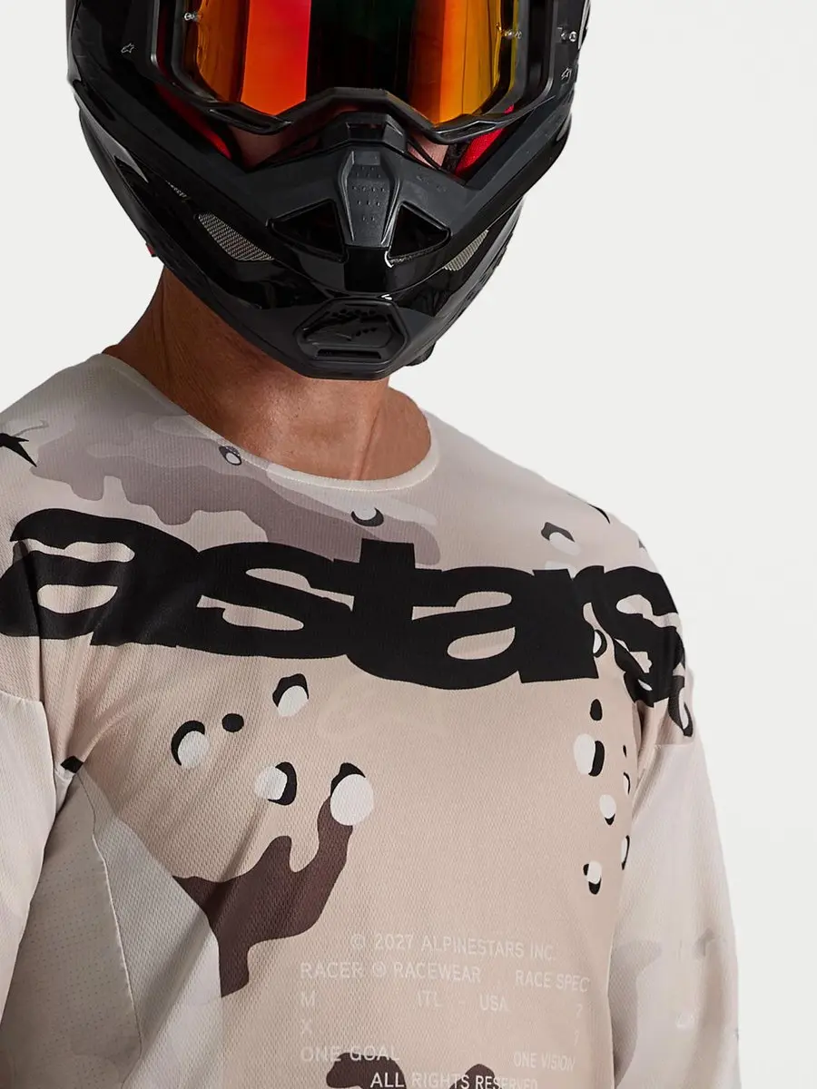 Alpinestars Racer Lone Motocross Trui - Bruin/Zwart L - afbeelding 6 van 6