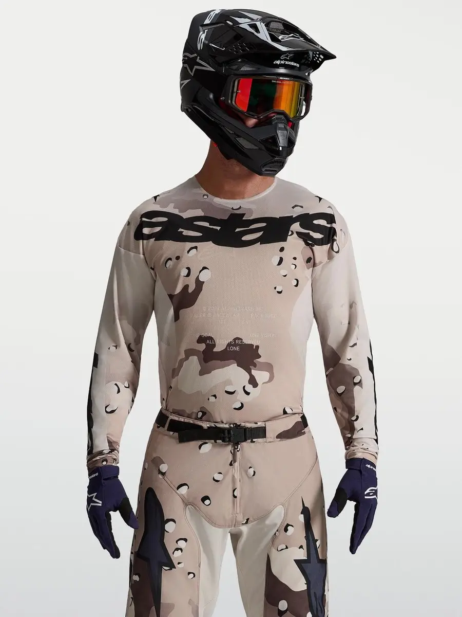 Alpinestars Racer Lone Motocross Trui - Bruin/Zwart L