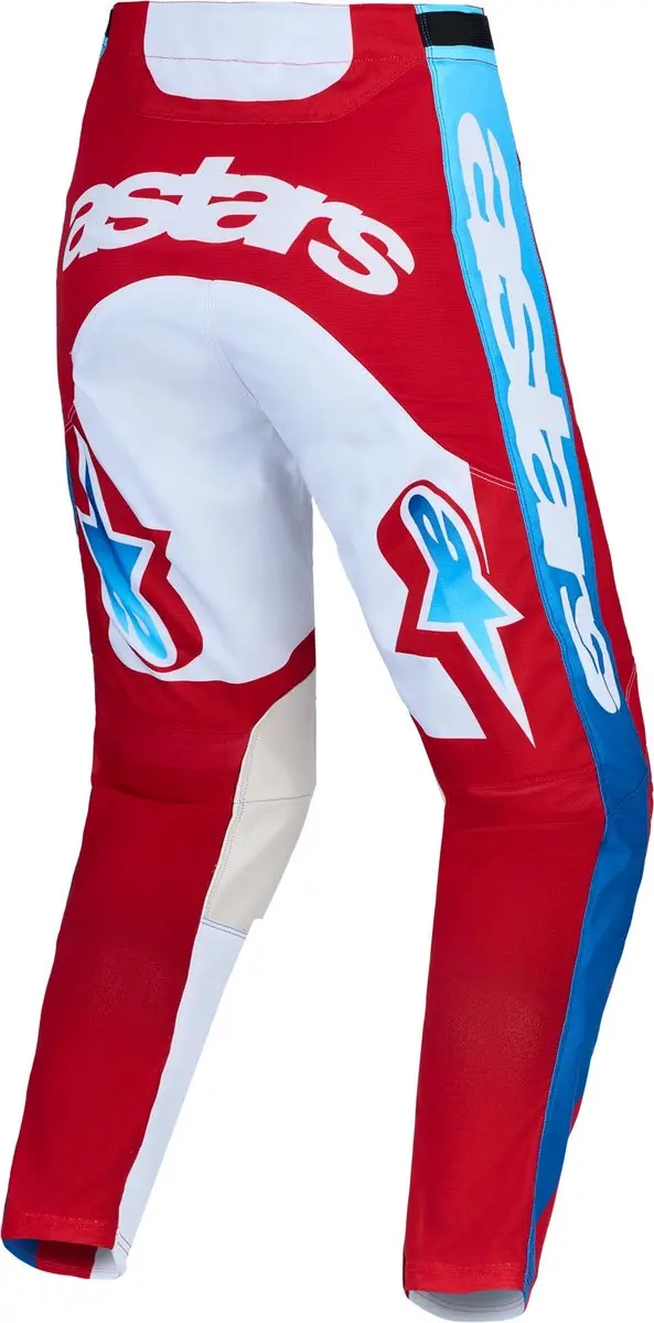 Alpinestars Racer Hunt Motocrossbroek 28 - Wit/rood/blauw