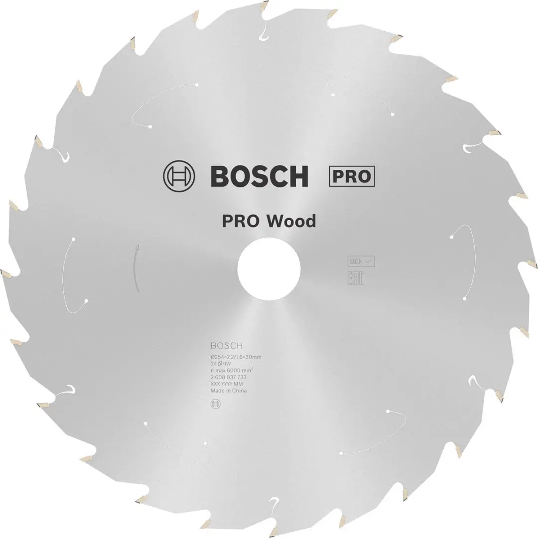 Bosch Professional PRO Wood Zaagblad 254x2,2x30mm