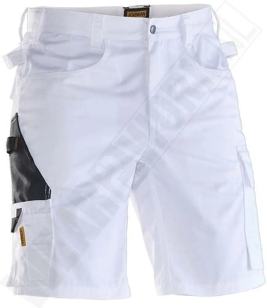 Jobman 2723 Service Shorts C56 - Wit/Zwart