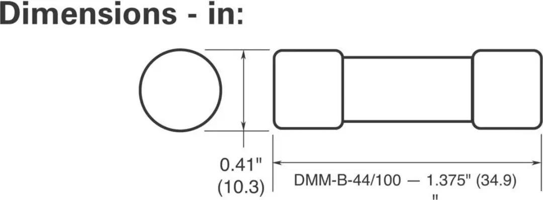 Fluke 943121 DMM-Zekering - 1 Stuk