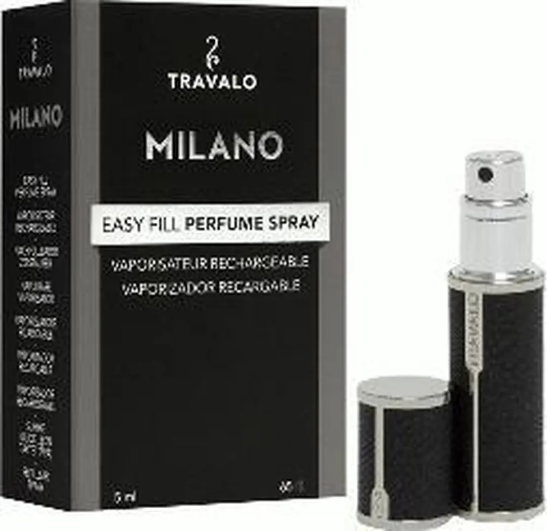 Travalo Milano Vullingbaar Parfumspray 5ml - Zwart
