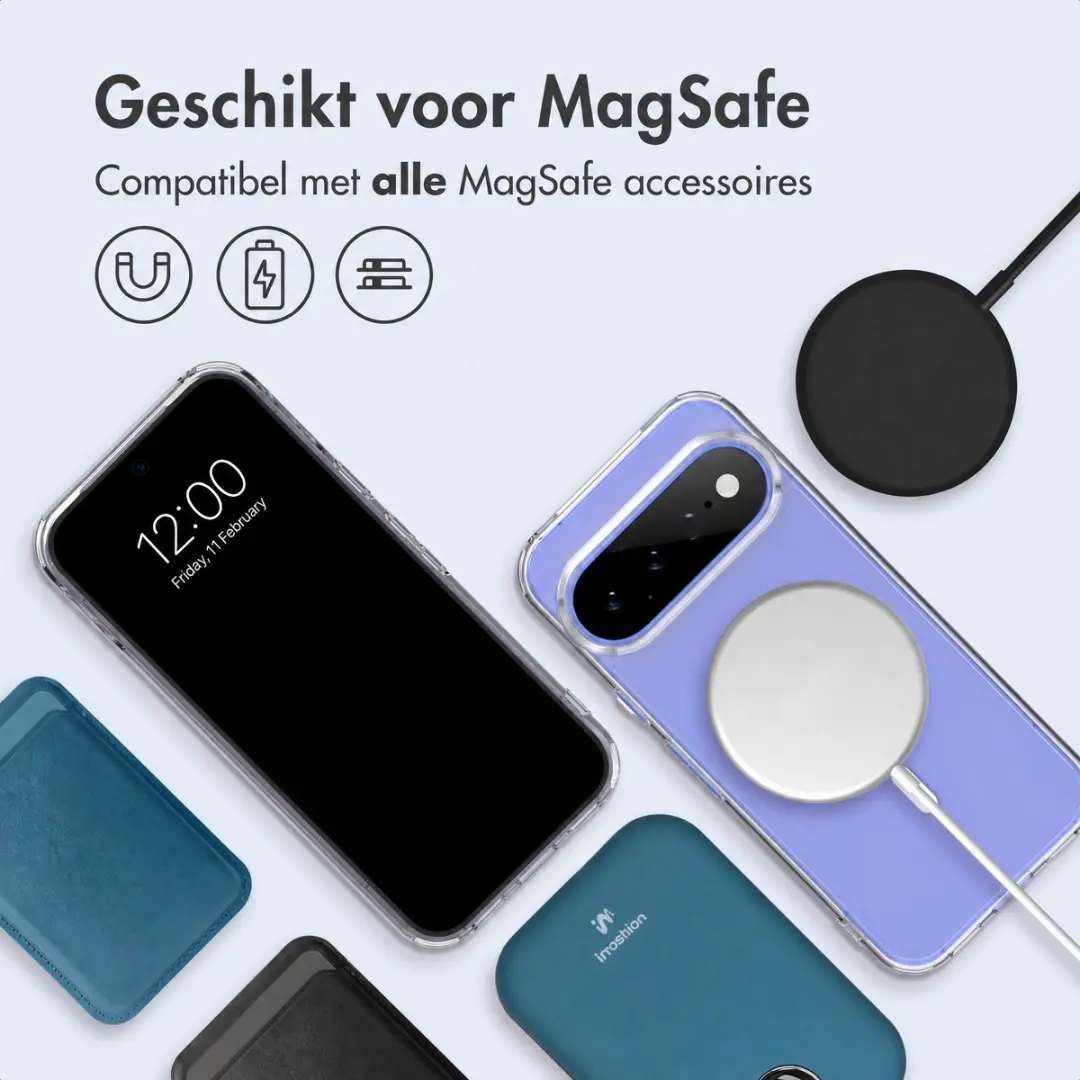 Imoshion Hoesje Google Pixel 11 - Magnetische Ring - Transparant - afbeelding 6 van 6