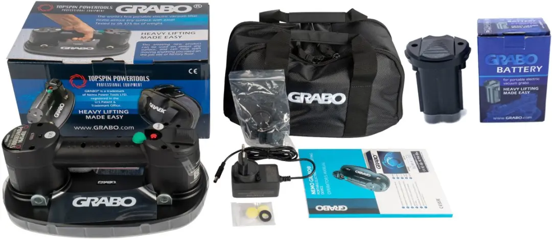 Grabo Plus Elektrische Vacuümzuiger 120kg - Zwart