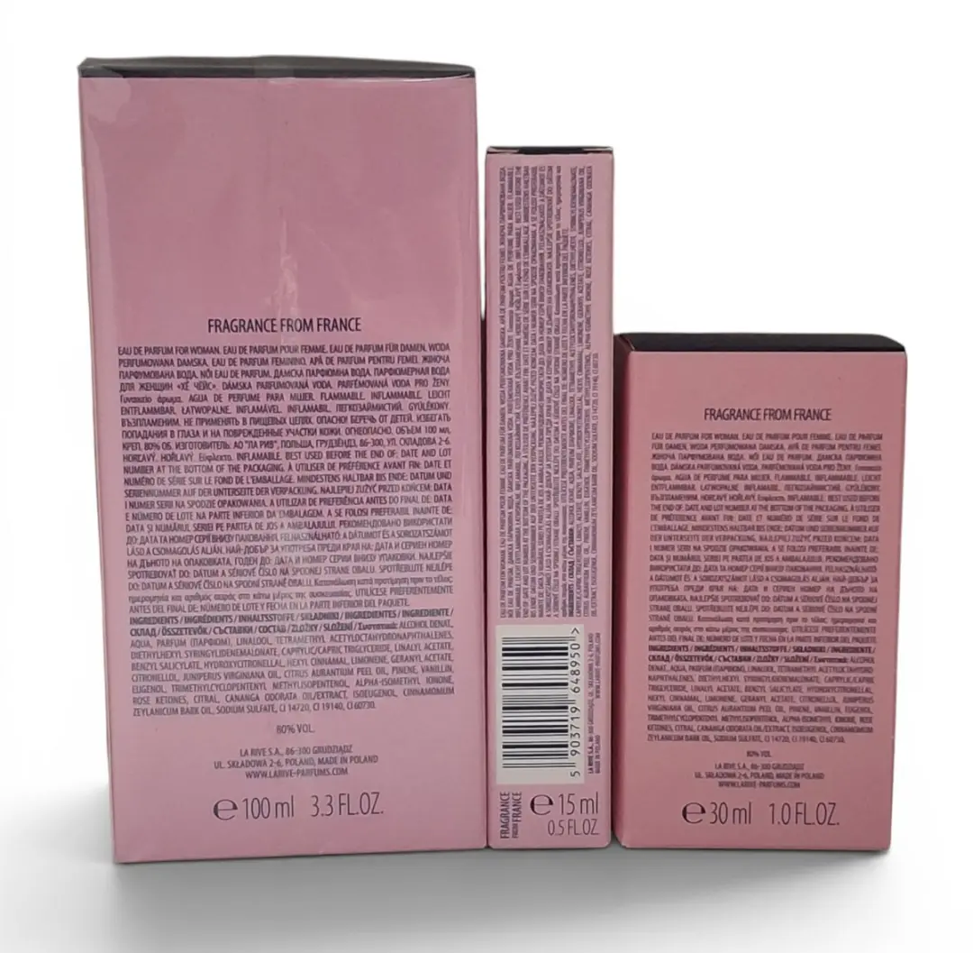 La Rive Her Choice Dames Parfumset 145ml - 3 Stuks