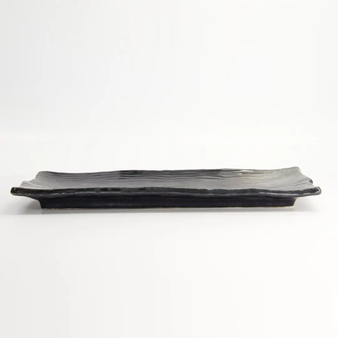 Tokyo Design Studio Mino Craft Rechthoekig Bord - 33x15x2,7cm Zwart