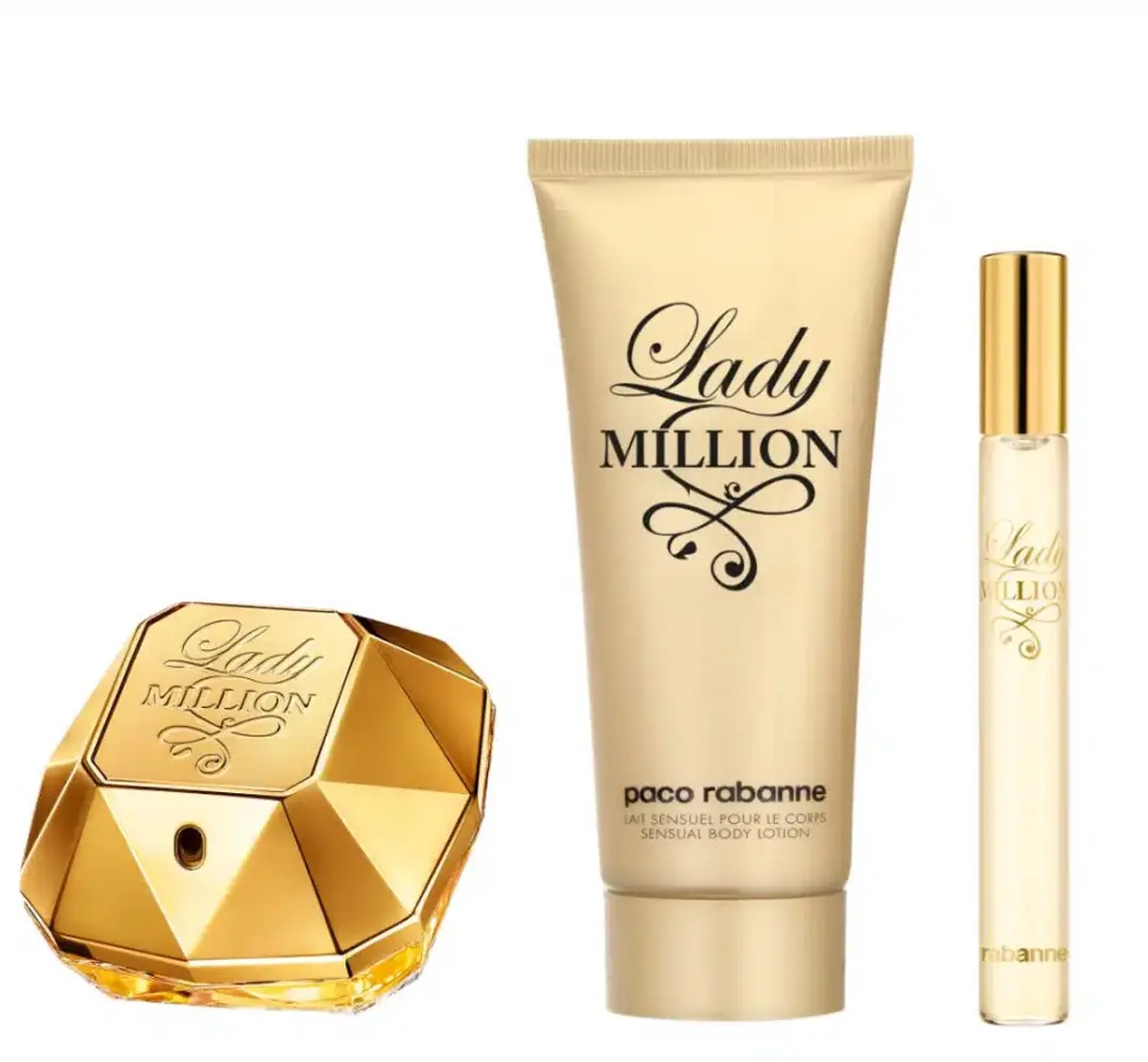 Paco Rabanne Lady Million Giftset - 135ml Parfum & Bodylotion