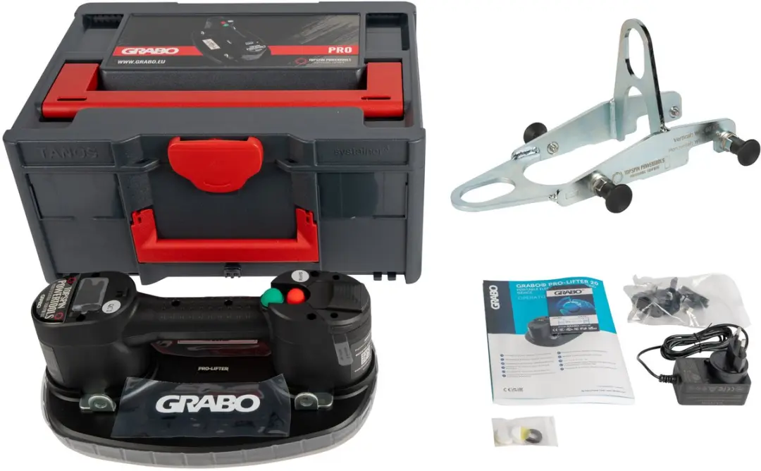 Grabo Pro in Koffer Hefoog V-120 Elektrische Vacuümzuiger 120kg - Zwart
