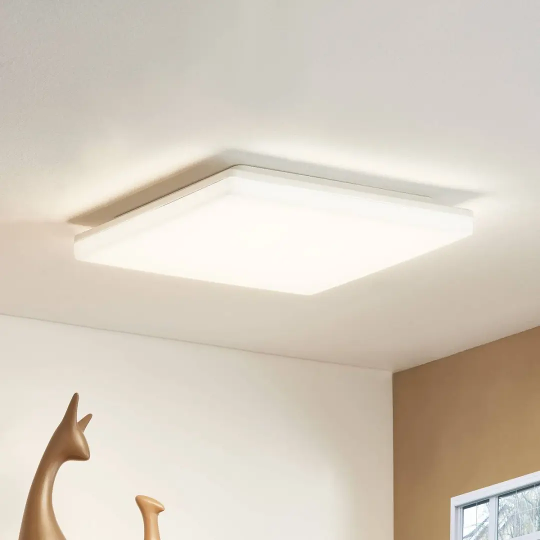 PRIOS Plafondlamp met Sensor CCT 24W - 1 Lichtpunt - Wit