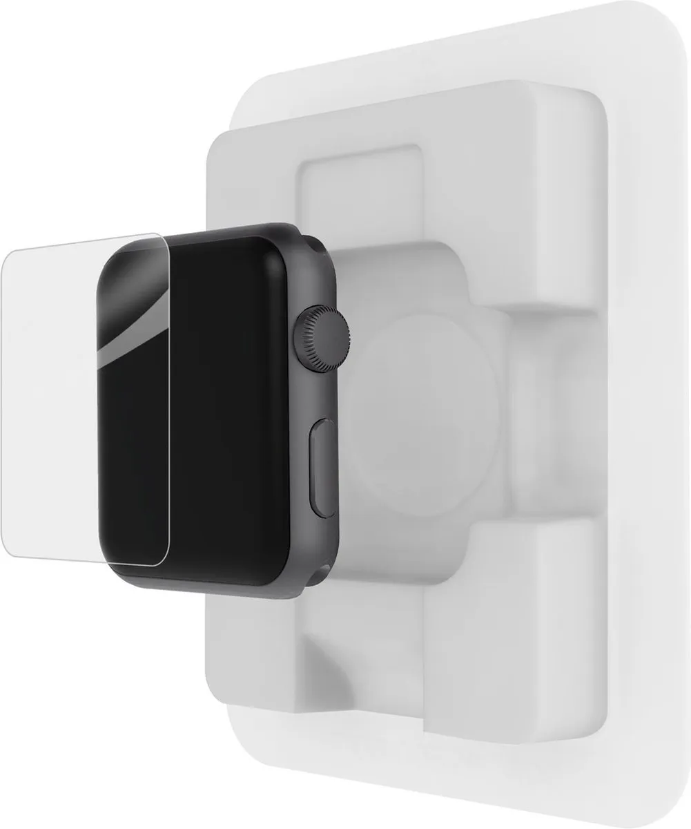 Belkin InvisiGlass Displaybescherming Apple Watch 42mm - Transparant - afbeelding 2 van 3