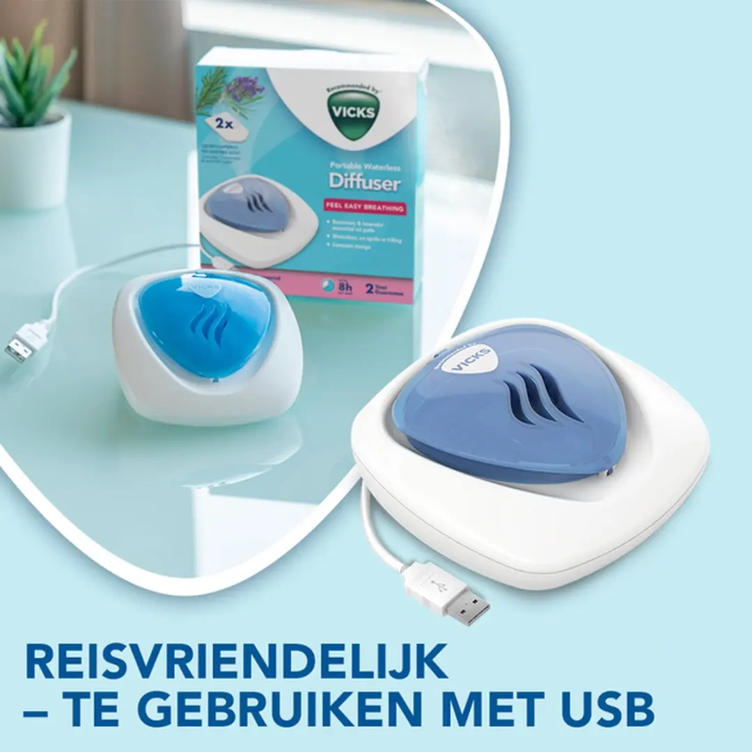 Vicks Watervrije Verdamper - Rozemarijn VapoPads