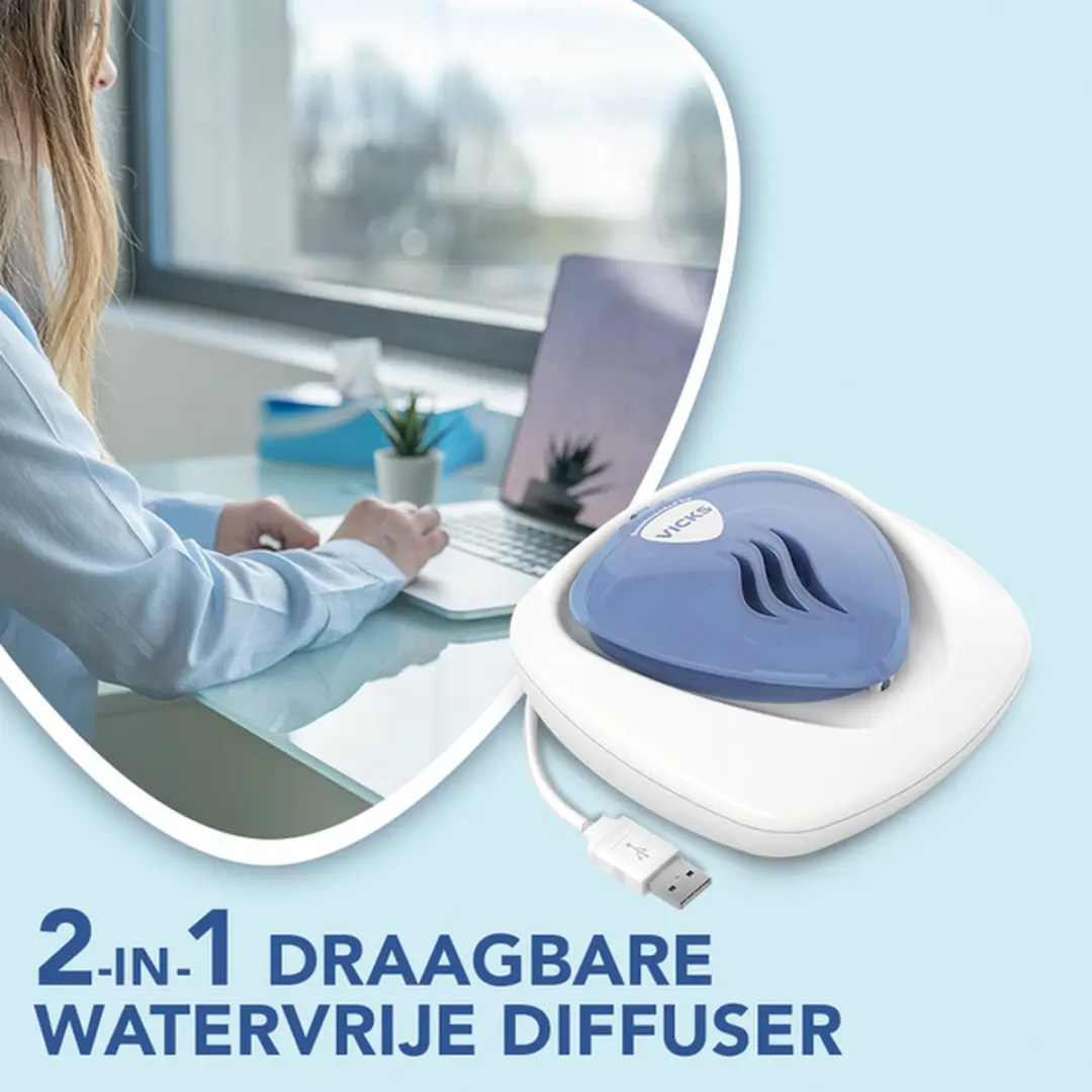 Vicks Watervrije Verdamper - Rozemarijn VapoPads