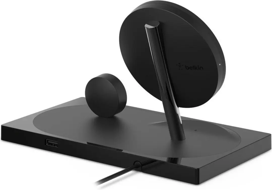 Belkin F8J234vfWHT-BLK Draadloos Oplaadstation - 7.5W - Zwart - afbeelding 2 van 4